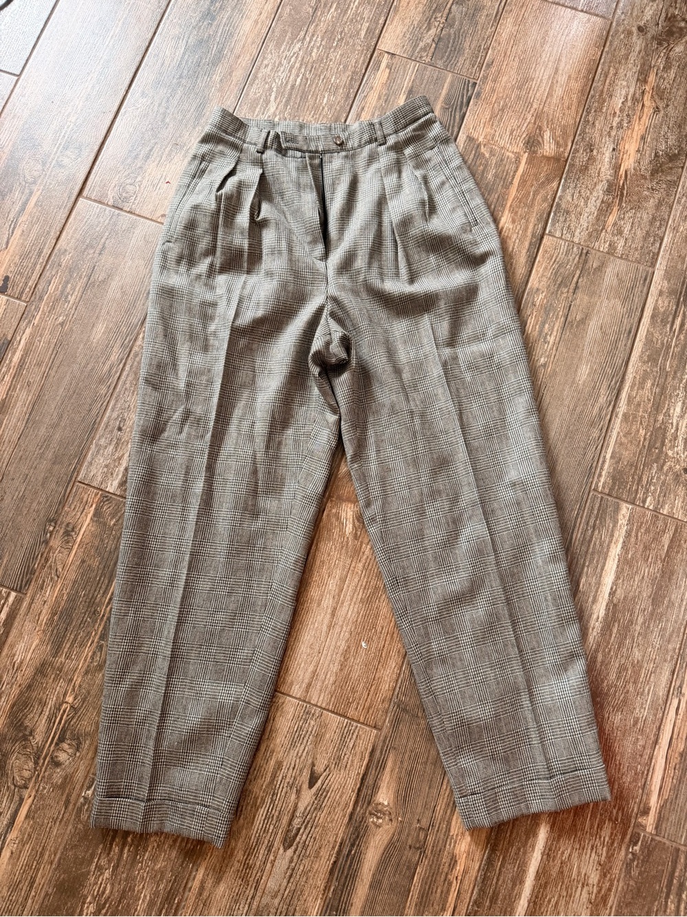 Vintage Academia Ralph Lauren tweed wool trousers